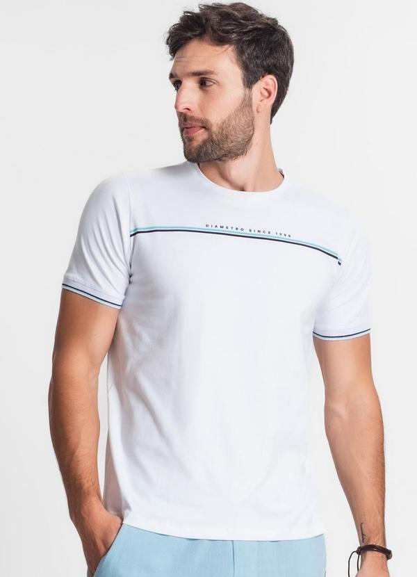 Diametro - Camiseta de Cotton Leve Branco 4