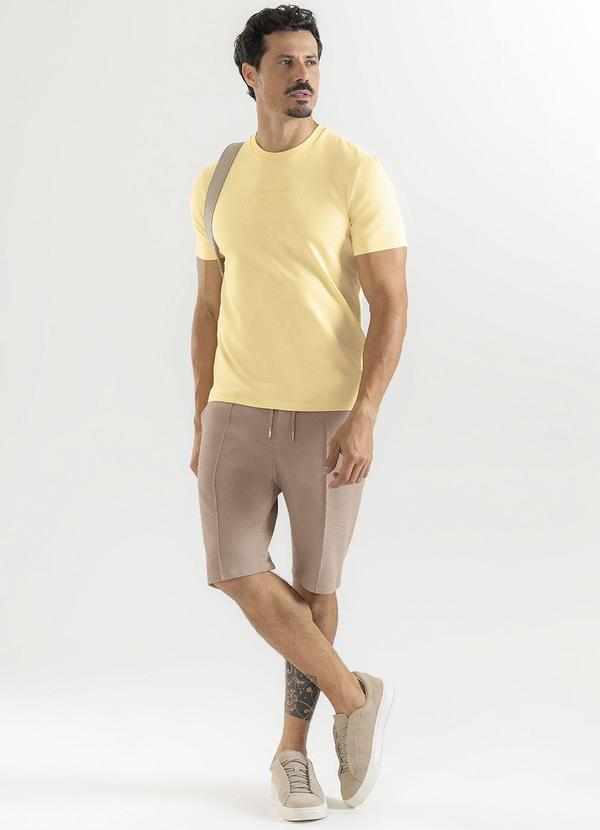 Exco - Camiseta em Algodão Amarelo Claro 3