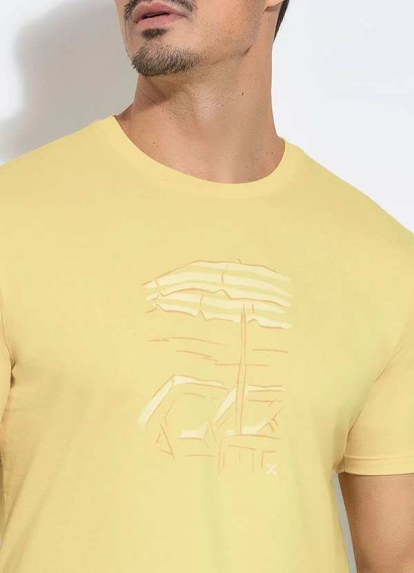 Exco - Camiseta em Algodão Amarelo 3