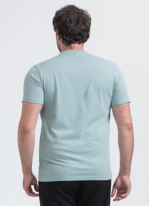 Exco - Camiseta em Algodão Azul Claro - EXCO