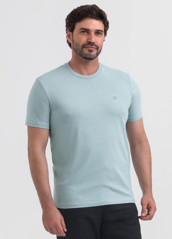 Exco - Camiseta em Algodão Azul Claro