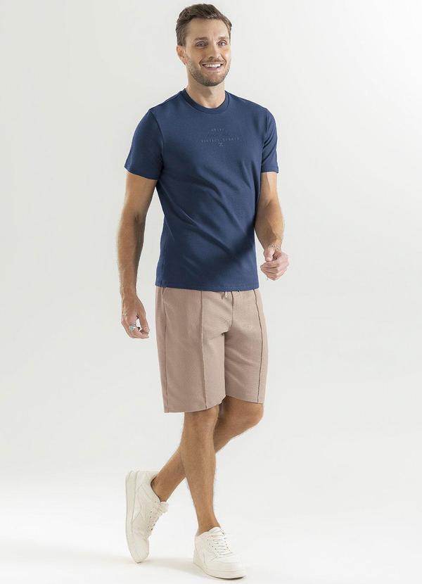 Exco - Camiseta em Algodão Azul Escuro 3