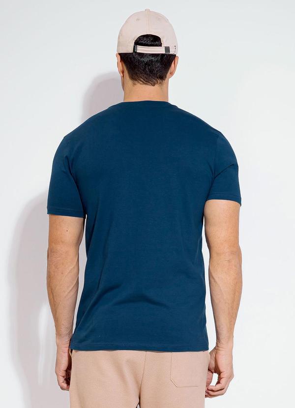 Exco - Camiseta em Algodão Azul 2