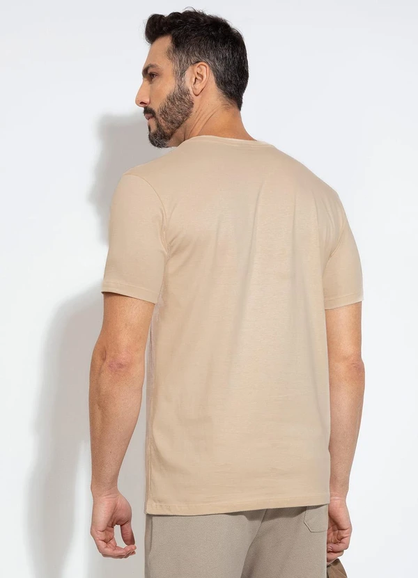 Exco - Camiseta em Algodão Bege 2