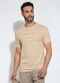 Exco - Camiseta em Algodão Vermelho - variação: Bege