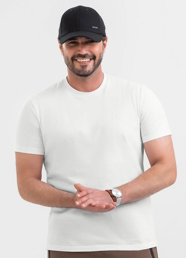 Exco - Camiseta em Algodão Branco
