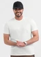 Exco - Camiseta em Algodão Azul Claro - variação: Branco