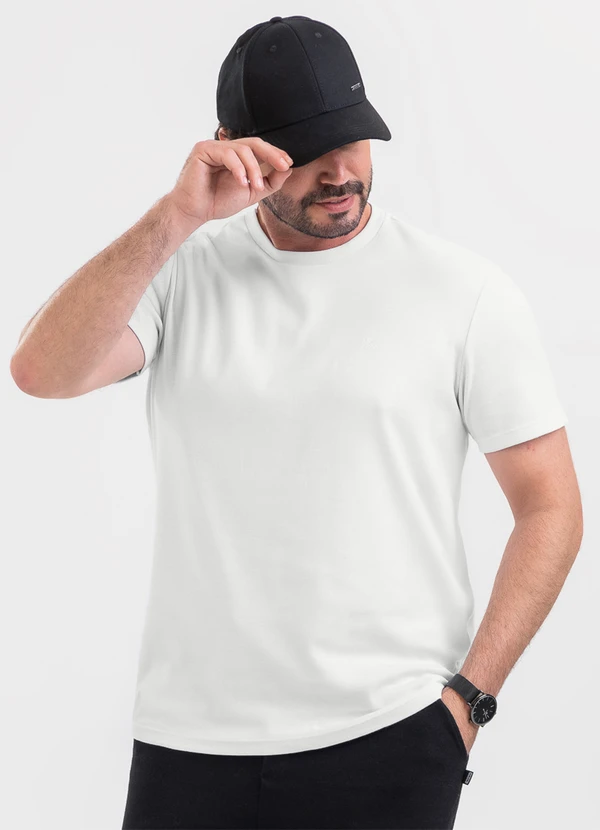 Exco - Camiseta em Algodão Branco