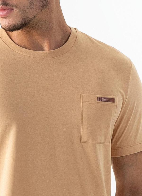 Exco - Camiseta em Algodão Caramelo 3