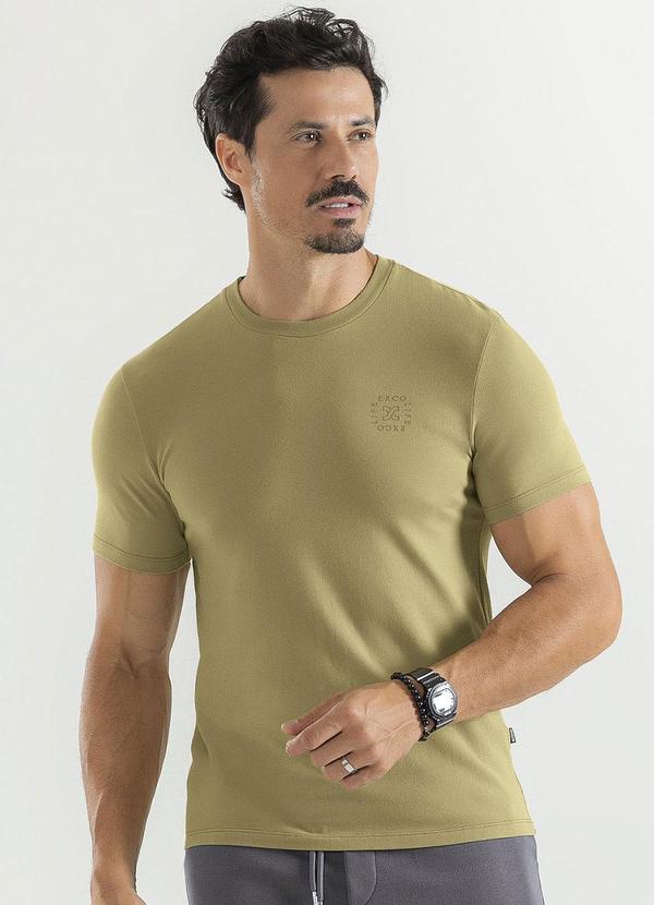 Exco - Camiseta em Algodão Caramelo
