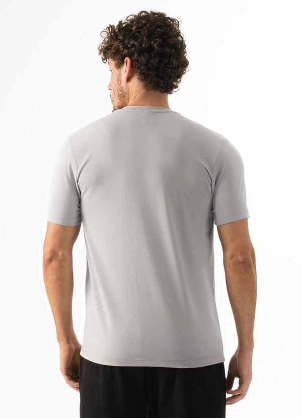 Exco - Camiseta em Algodão Cinza Claro 2