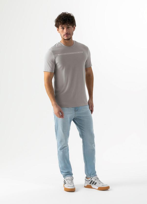 Exco - Camiseta em Algodão Cinza Claro 4