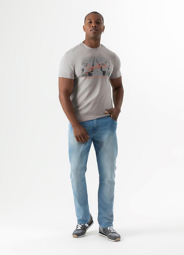 Exco - Camiseta em Algodão Cinza Claro 4