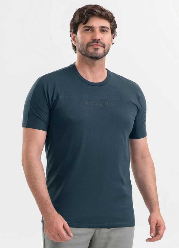 Exco - Camiseta em Algodão Cinza Médio