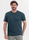 Exco - Camiseta em Algodão Branco - variação: Cinza Médio