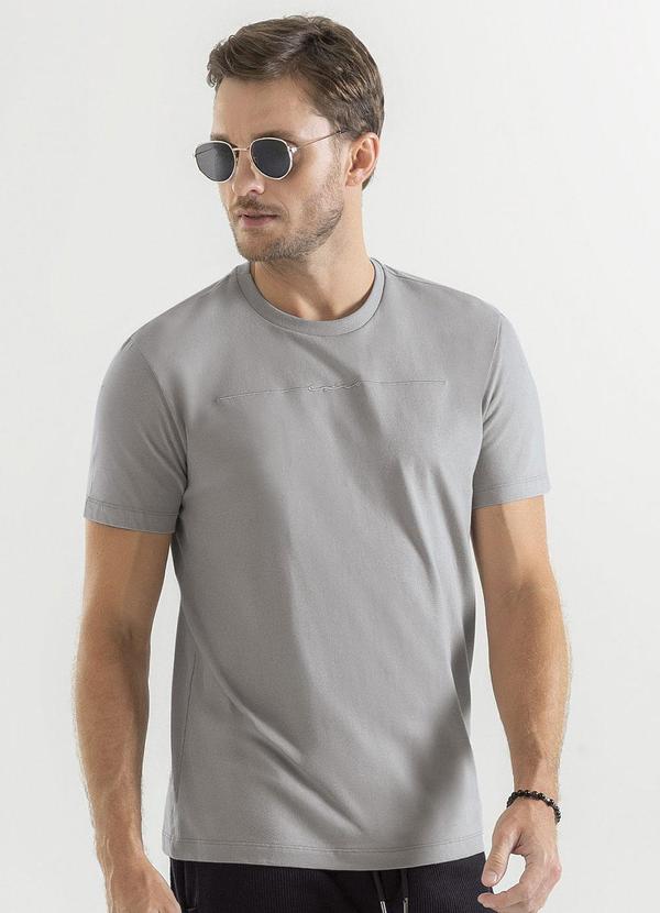 Exco - Camiseta em Algodão Cinza