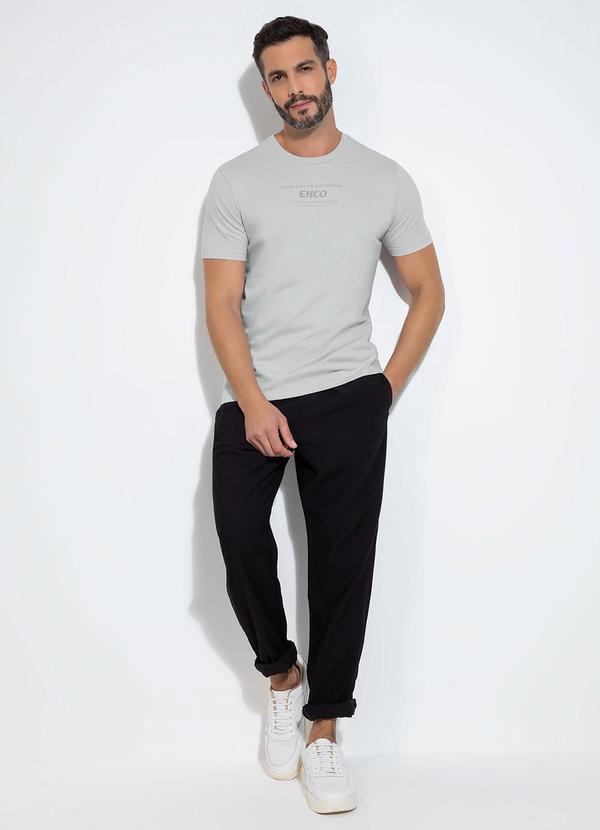 Exco - Camiseta em Algodão Cinza 4