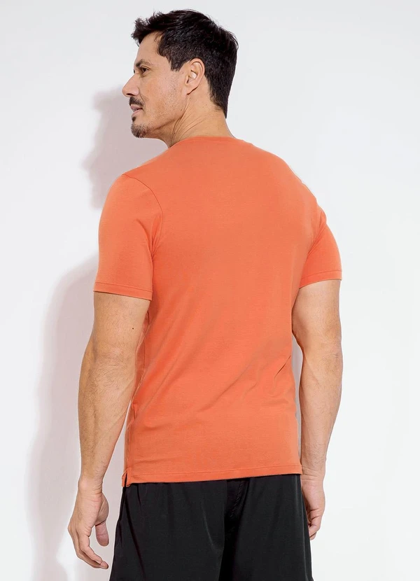 Exco - Camiseta em Algodão Laranja 2