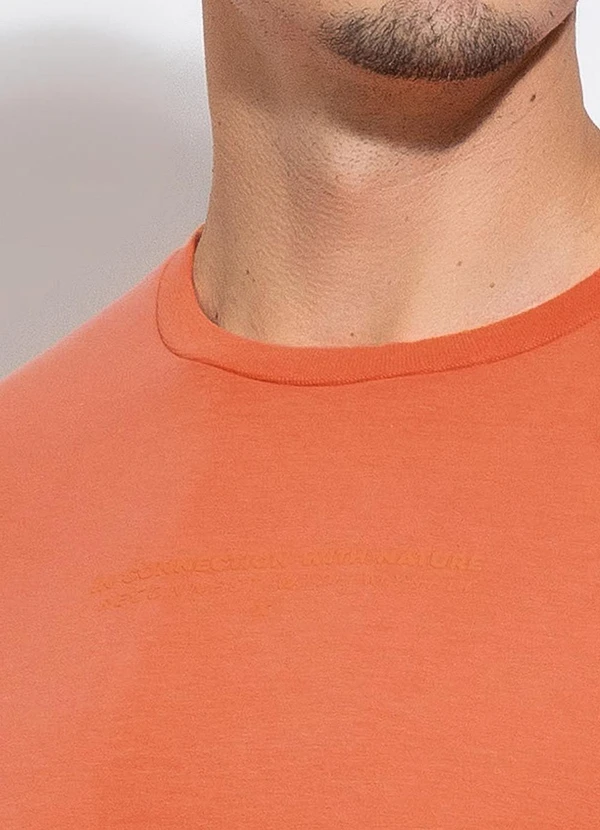 Exco - Camiseta em Algodão Laranja 3