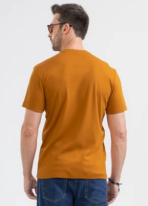 Exco-oil - Camiseta em Algodão Laranja - EXCO-OIL