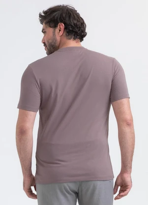 Exco - Camiseta em Algodão Lilás - EXCO