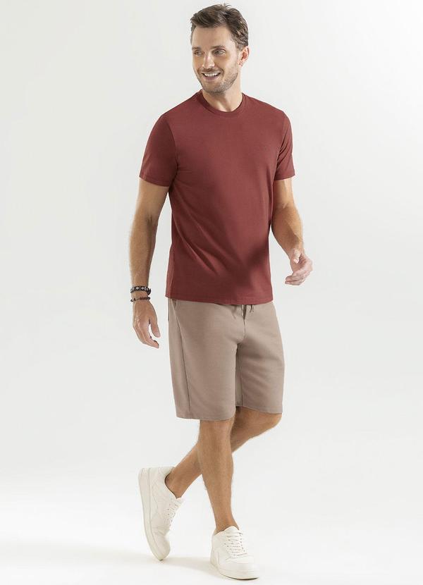 Exco - Camiseta em Algodão Marrom Escuro 3