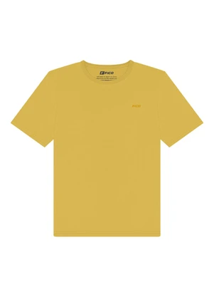 Fico - Camiseta em Algodão Penteado Amarelo - FICO