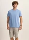 Fico - Camiseta em Algodão Penteado Amarelo - variação: Azul