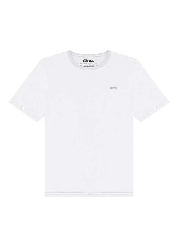 Fico - Camiseta em Algodão Penteado Branco