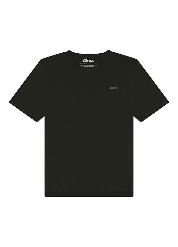 Fico - Camiseta em Algodão Penteado Preto