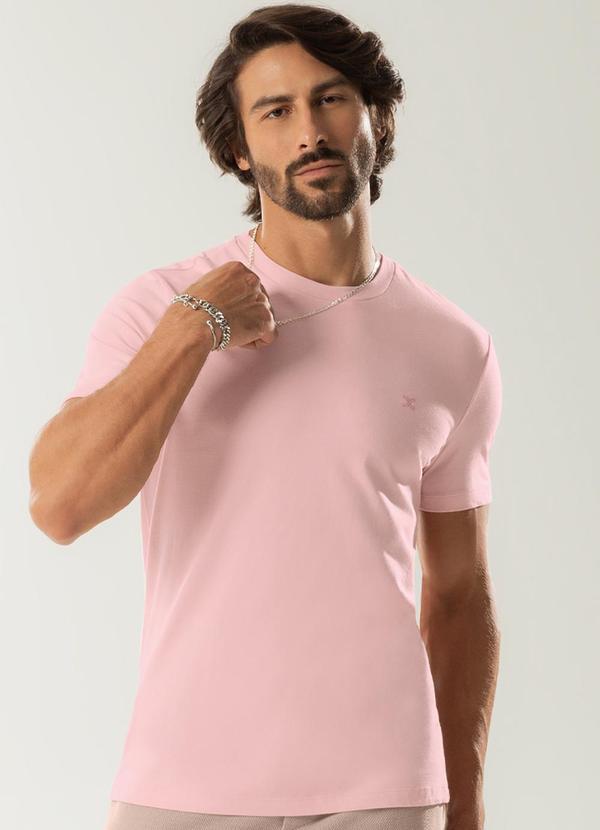 Exco - Camiseta em Algodão Premium Rosa Adulto