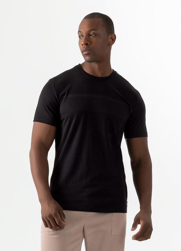 Exco - Camiseta em Algodão Preto