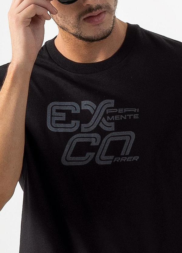 Exco - Camiseta em Algodão Preto 3