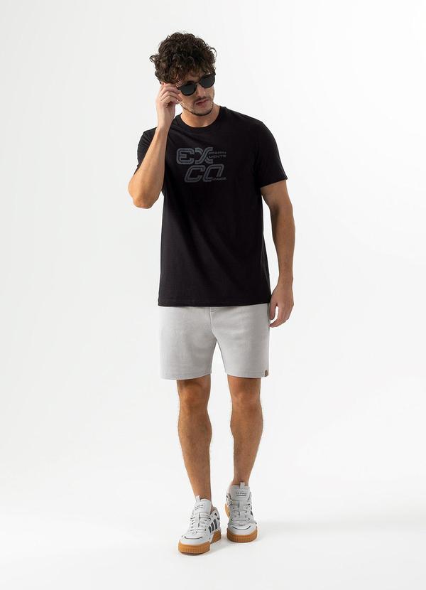 Exco - Camiseta em Algodão Preto 4