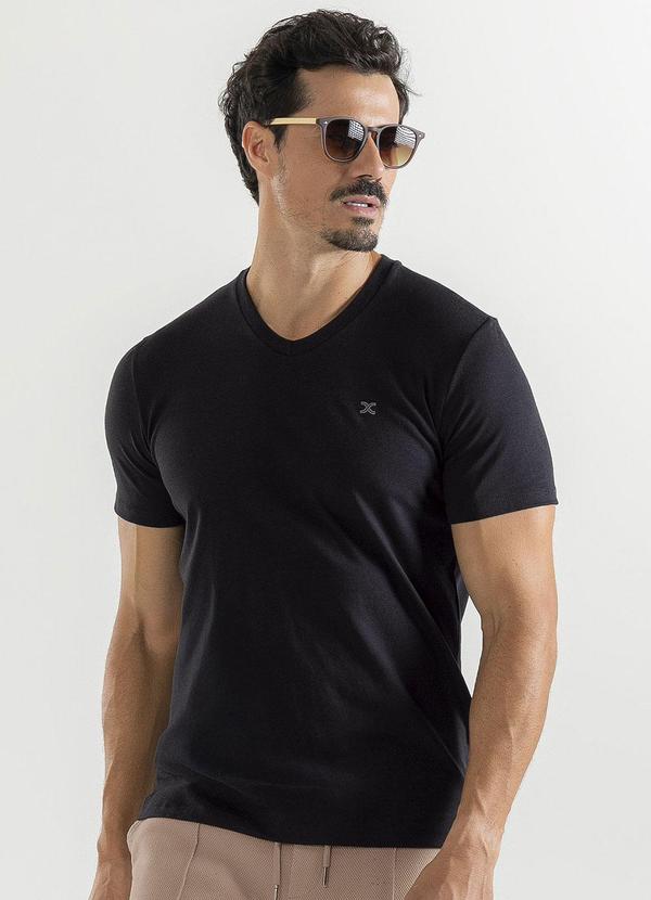 Exco - Camiseta em Algodão Preto