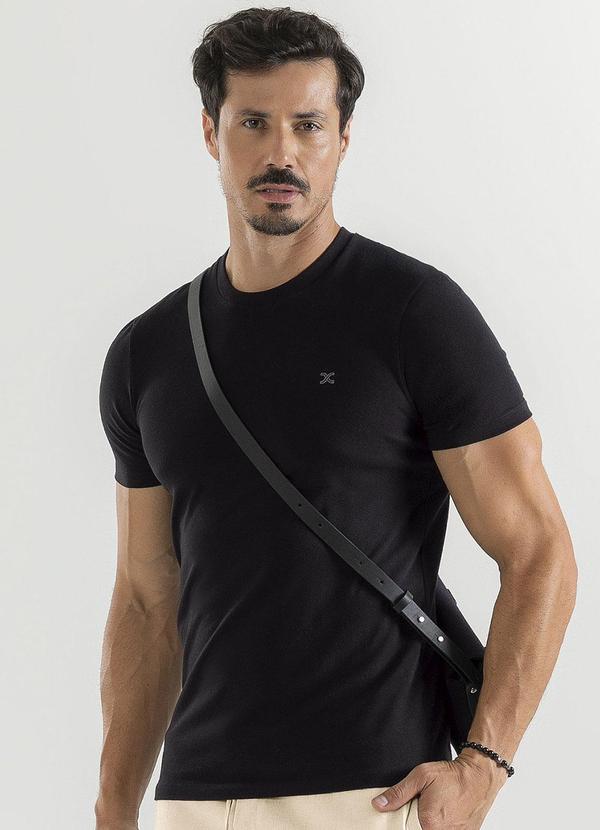 Exco - Camiseta em Algodão Preto