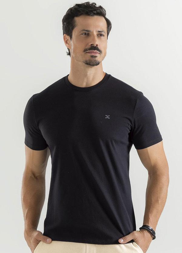 Exco - Camiseta em Algodão Preto