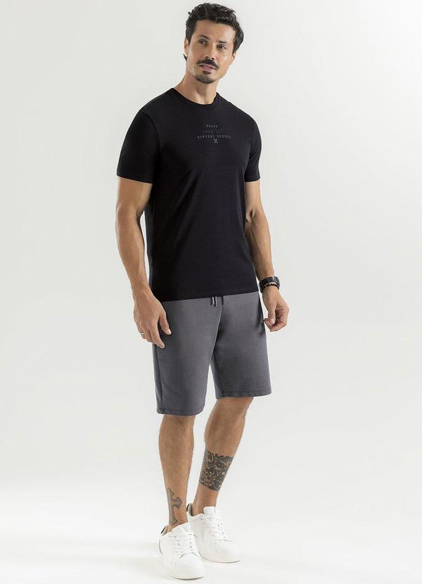 Exco - Camiseta em Algodão Preto 3