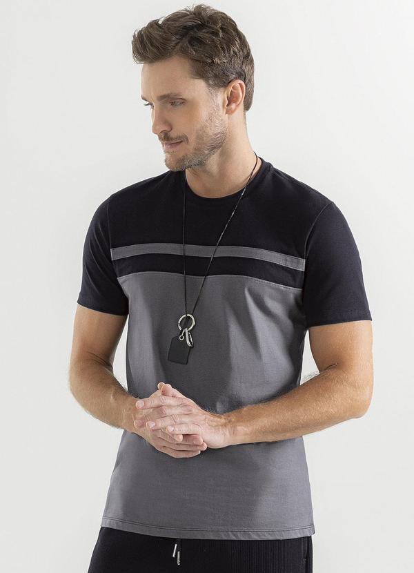 Exco - Camiseta em Algodão Preto