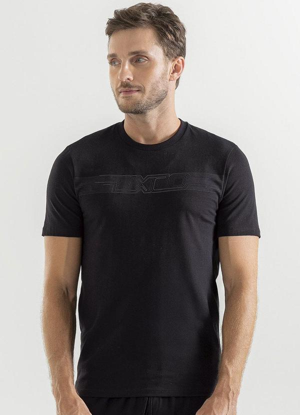 Exco - Camiseta em Algodão Preto 1