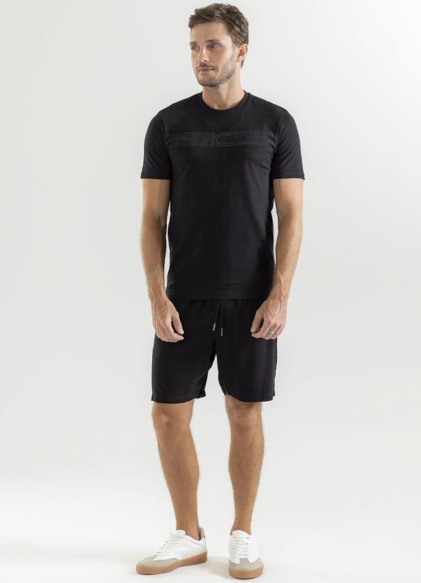 Exco - Camiseta em Algodão Preto 3