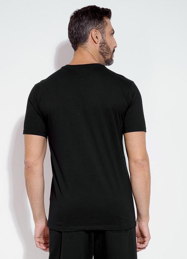 Exco - Camiseta em Algodão Preto 2
