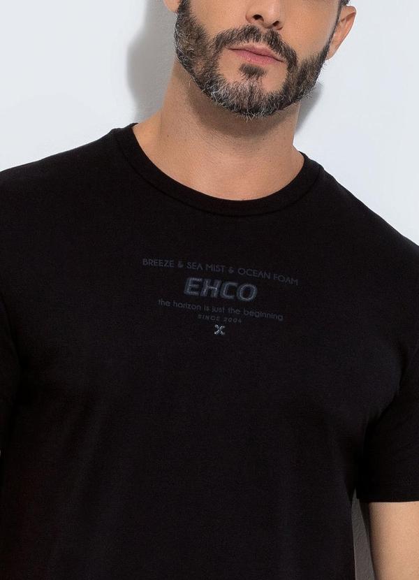 Exco - Camiseta em Algodão Preto 3