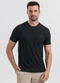 Exco - Camiseta em Algodão Azul Claro - variação: Preto