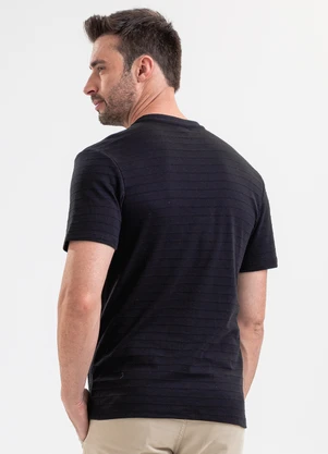Exco - Camiseta em Algodão Preto - EXCO
