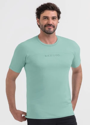 Exco - Camiseta em Algodão Verde Claro - EXCO