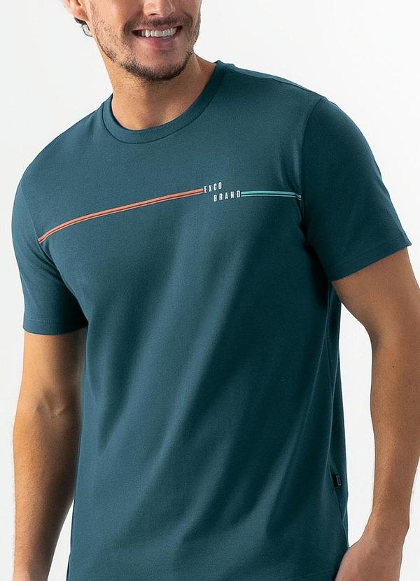 Exco - Camiseta em Algodão Verde Escuro 3