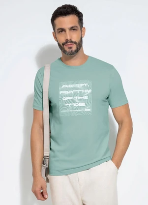 Exco - Camiseta em Algodão Verde - EXCO