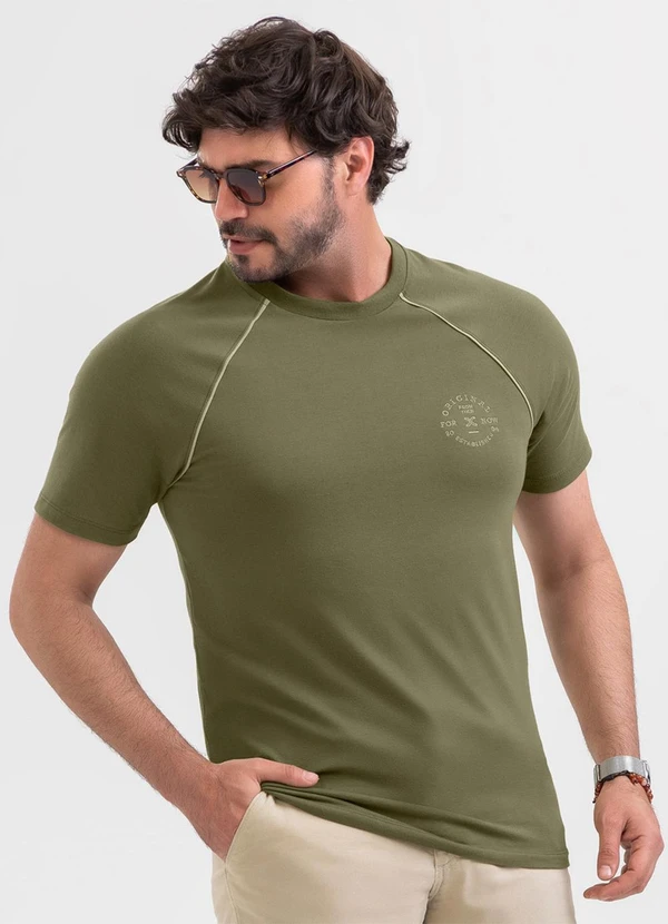 Exco - Camiseta em Algodão Verde