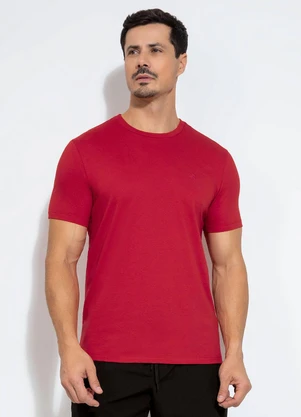 Exco - Camiseta em Algodão Vermelho - EXCO